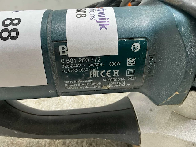 2015 bosch gex 150 turbo excentrische schuurmachine - 150mm - - afbeelding 4 van  5
