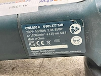2015 bosch gws 850 c haakse slijper 125mm - afbeelding 4 van  4