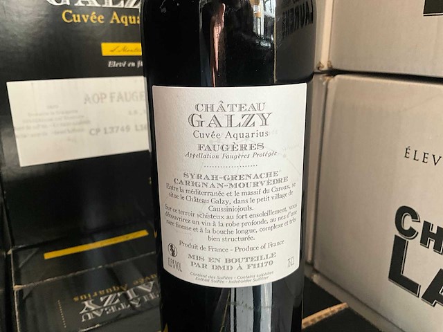 2015 château galzy cuvée aquarius rode wijn (31x) - afbeelding 3 van  4