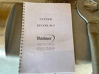 2015 dadaux titanium 40-2 vleessnijdmachine - afbeelding 12 van  12