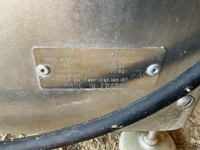 2015 dadaux titanium 40-2 vleessnijdmachine - afbeelding 11 van  12