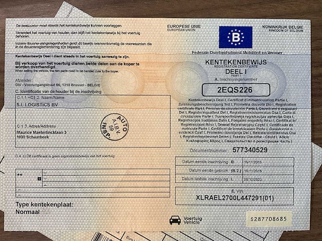 2015 daf lf 220fa euro 6 - hydraulische laadklep - airco - afbeelding 24 van  45