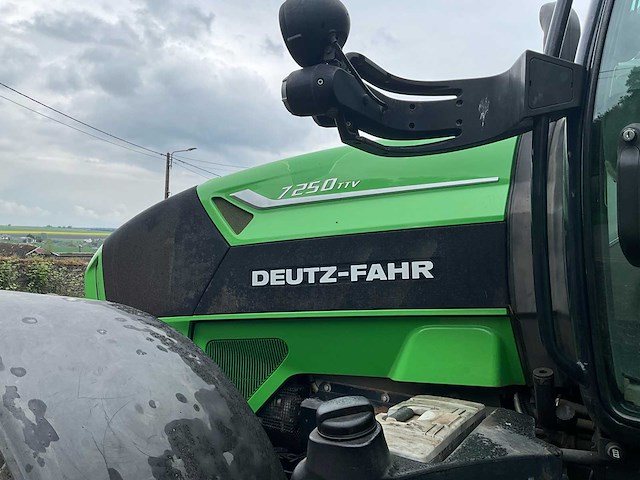 2015 deutz 7250 agrotron ttv landbouwtractor 4wd - afbeelding 19 van  63
