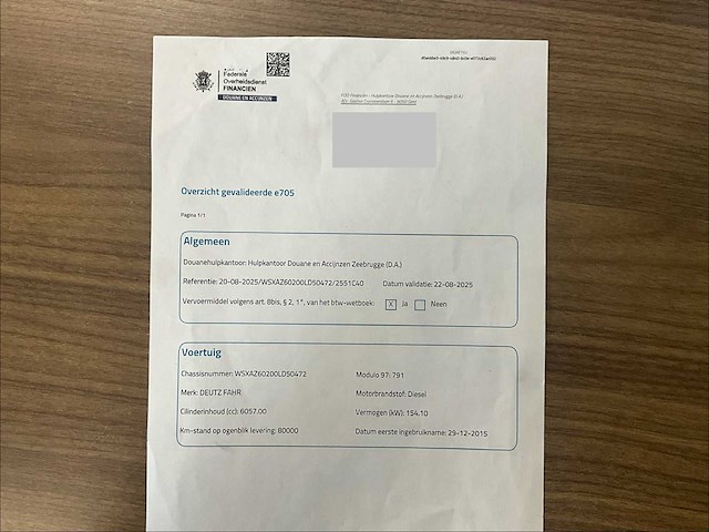 2015 deutz-fahr agrotron ttv 420 tractor - airco - 7900h - afbeelding 50 van  56