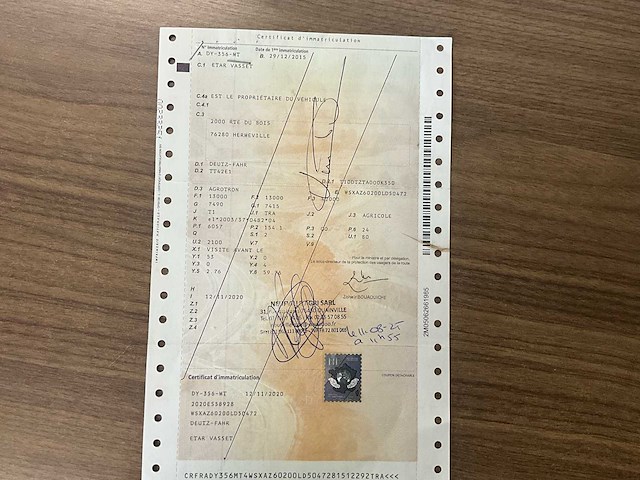 2015 deutz-fahr agrotron ttv 420 tractor - airco - 7900h - afbeelding 20 van  25