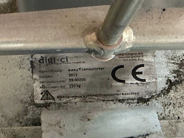 2015 digi-ci easytransporter verrijdbare rollenlifter - afbeelding 5 van  5