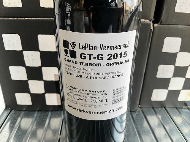 2015 dirkvermeersch gt-g rode wijn (30x) - afbeelding 2 van  2