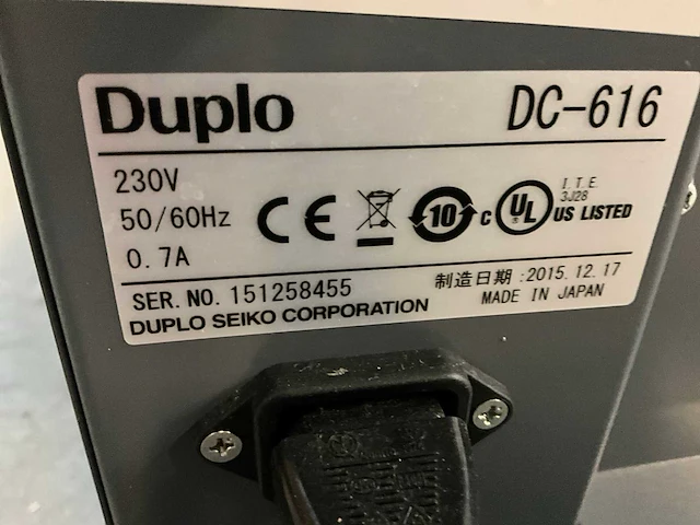 2015 duplo dc-616 snij- en rilmachine - afbeelding 3 van  12