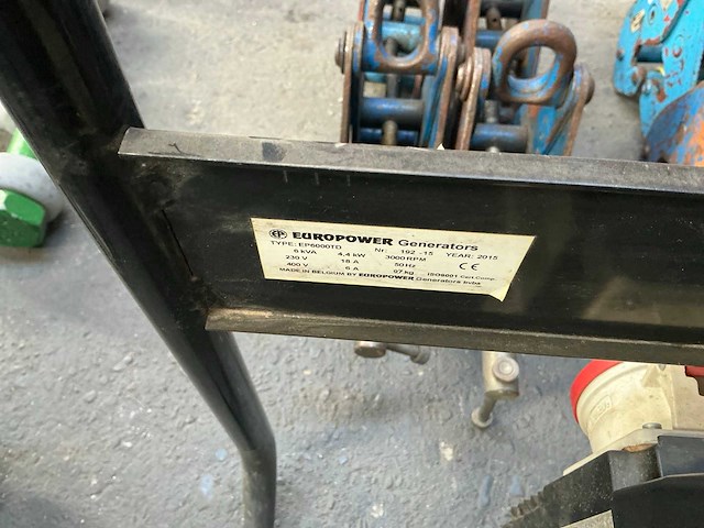 2015 europower ep6000td stroomgenerator - afbeelding 6 van  6