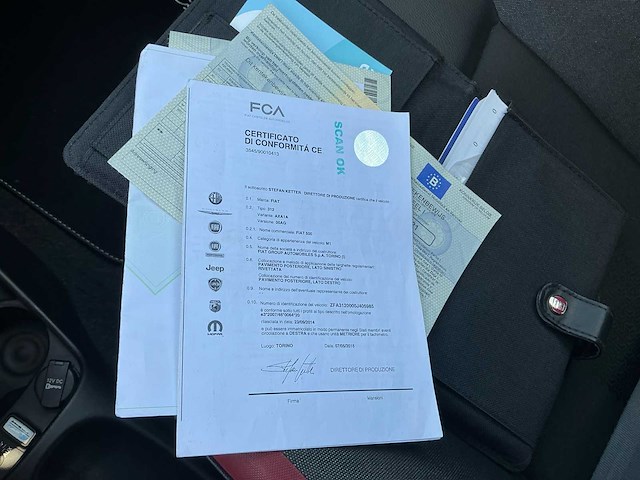 2015 fiat 500 cabrio personenauto - afbeelding 11 van  19