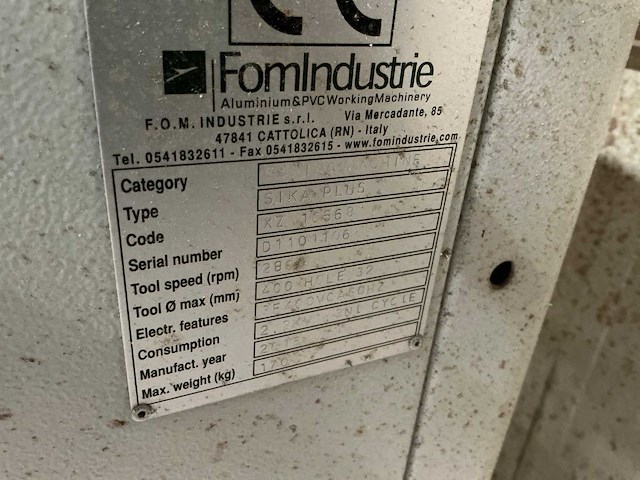 2015 fom industrie sika plus afkortcirkelzaagmachine - afbeelding 5 van  14