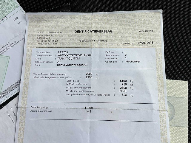 2015 ford transit custom l2 lichte vrachtwagen - afbeelding 28 van  34