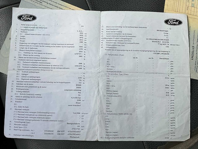 2015 ford transit custom lichte vrachtwagen - afbeelding 19 van  28