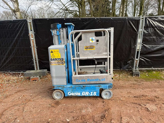 2015 genie gr-15 runabout hoogwerker - afbeelding 5 van  15