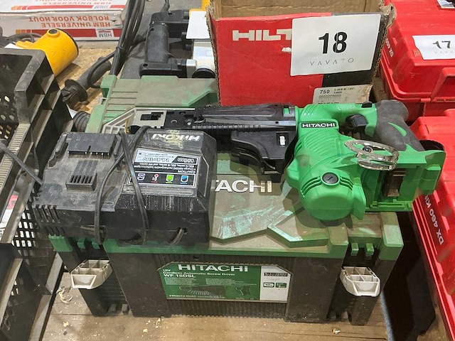 2015 hitachi wf18dsl bandschroefmachine - afbeelding 2 van  4