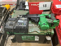 2015 hitachi wf18dsl bandschroefmachine - afbeelding 2 van  4