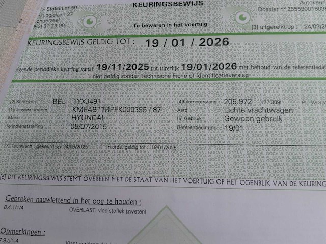 2015 hyundai h350 - afbeelding 10 van  21