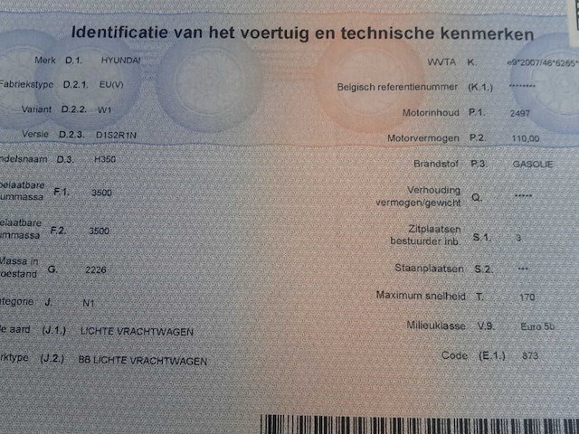 2015 hyundai h350 - afbeelding 11 van  21