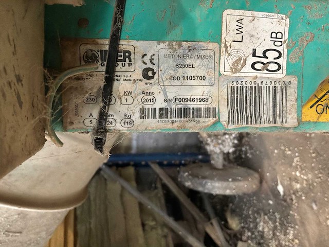 2015 imer s250el cementmolen - afbeelding 5 van  7