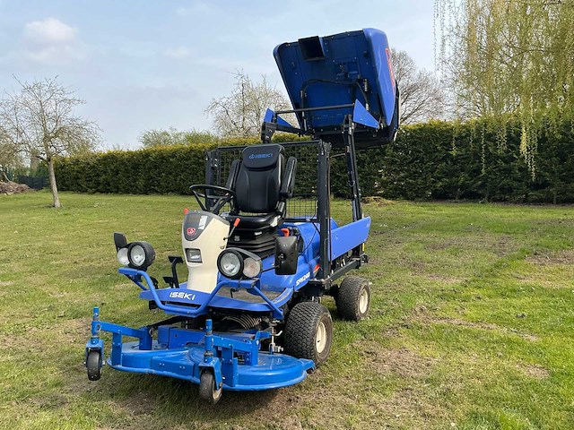 2015 iseki sfh240 diesel frontmaaier met opvangbak - afbeelding 1 van  22