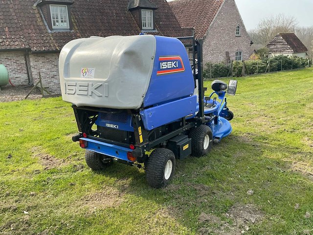 2015 iseki sfh240 diesel frontmaaier met opvangbak - afbeelding 18 van  22