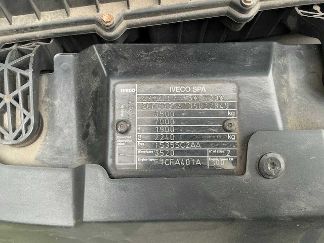 2015 iveco 35s14n bestelwagen - afbeelding 17 van  29