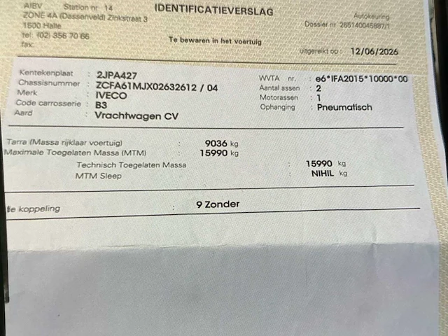 2015 iveco eurocargo koelopbouw en laadklep vrachtwagen - afbeelding 38 van  44
