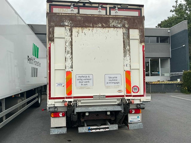 2015 iveco eurocargo koelopbouw en laadklep vrachtwagen - afbeelding 8 van  12