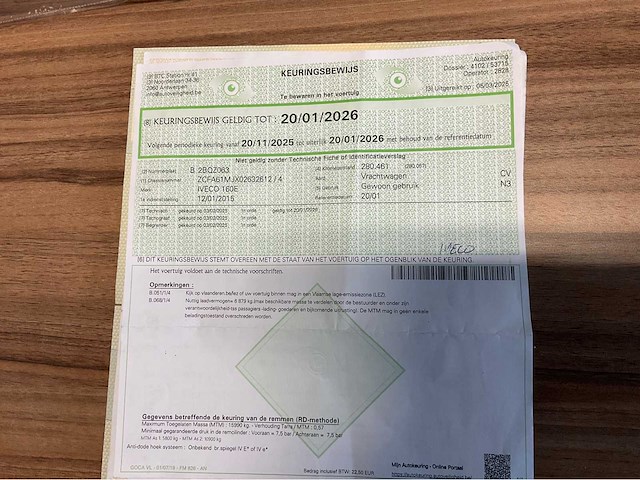 2015 iveco ig160e2ca frigo vrachtwagen - afbeelding 24 van  37