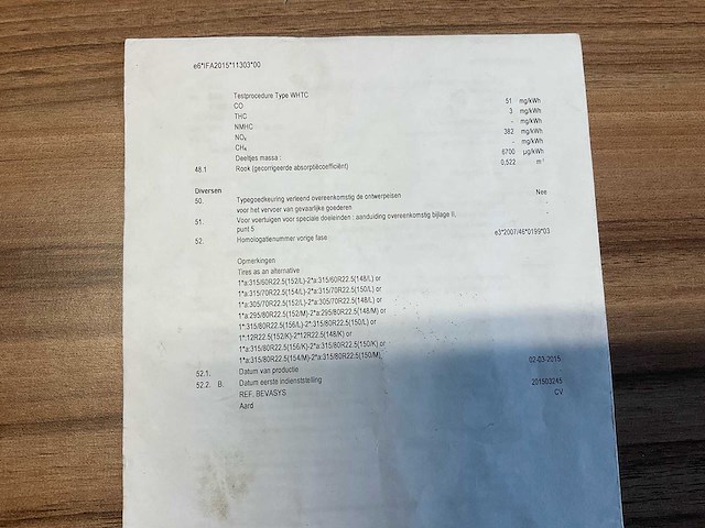 2015 iveco ig190el2ca vrachtwagen - afbeelding 36 van  38