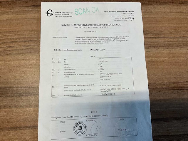 2015 iveco ig190el2ca vrachtwagen - afbeelding 26 van  41