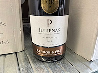 2015 juliénas les mouilles pardon & fils rode wijn (24x) - afbeelding 5 van  5