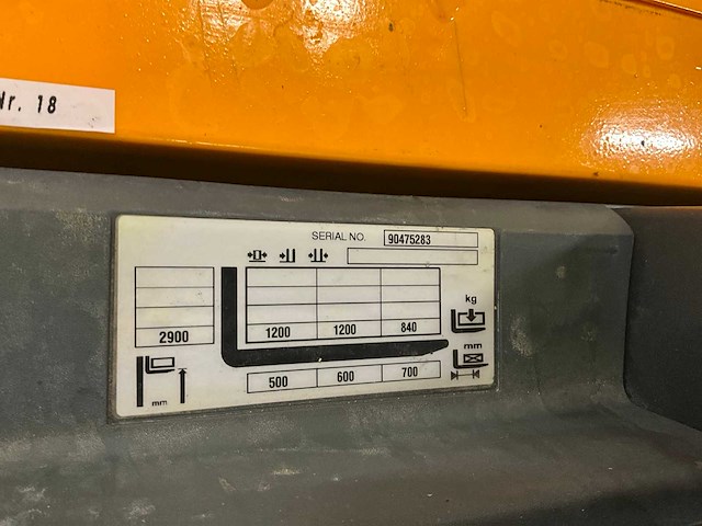 2015 jungheinrich erc212z stapelaar - afbeelding 4 van  15