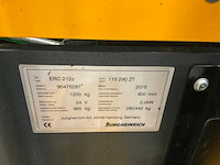 2015 jungheinrich erc212z stapelaar - afbeelding 3 van  14