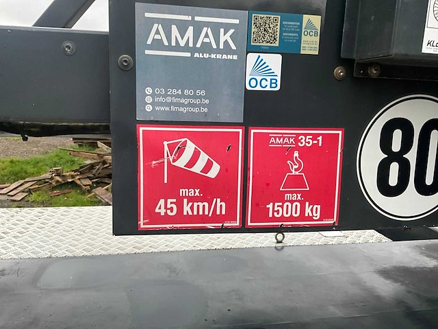 2015 klaas amak 35-1 dakdekkersbouwkraan - afbeelding 25 van  71