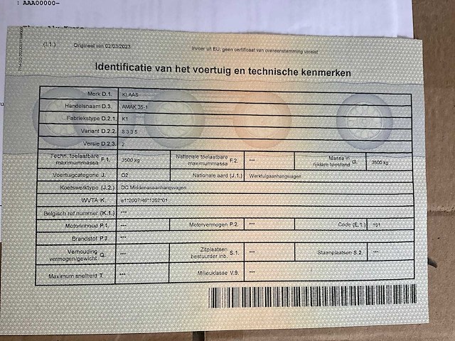 2015 klaas amak 35-1 dakdekkersbouwkraan - afbeelding 65 van  71