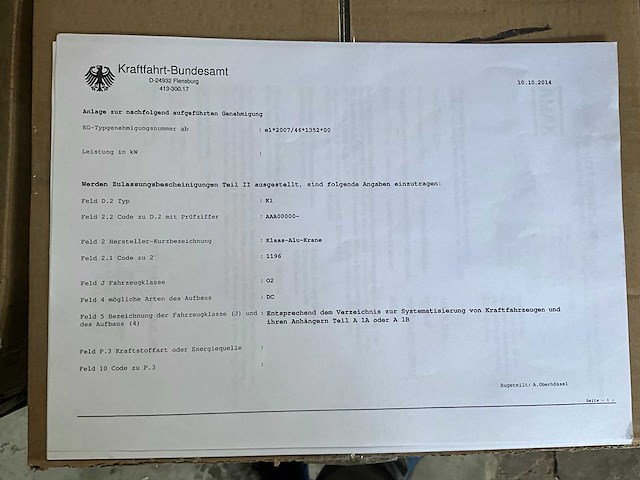 2015 klaas amak 35-1 dakdekkersbouwkraan - afbeelding 66 van  71