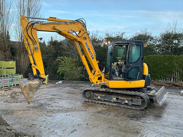 2015 komatsu pc80mr-3 rupsgraafmachine - afbeelding 12 van  66