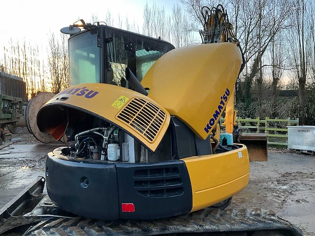 2015 komatsu pc80mr-3 rupsgraafmachine - afbeelding 30 van  66