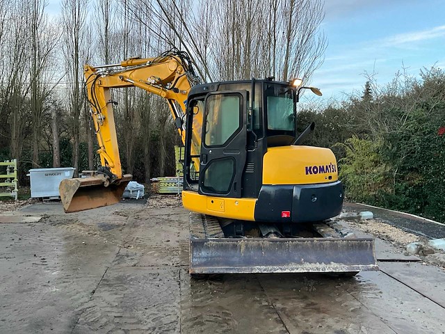 2015 komatsu pc80mr-3 rupsgraafmachine - afbeelding 23 van  66