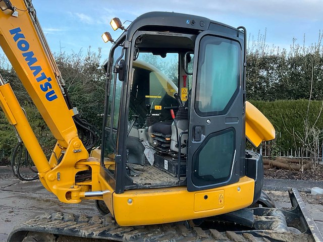 2015 komatsu pc80mr-3 rupsgraafmachine - afbeelding 40 van  66