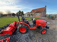 2015 kubota b2420 minitractor + werktuigen - afbeelding 12 van  22