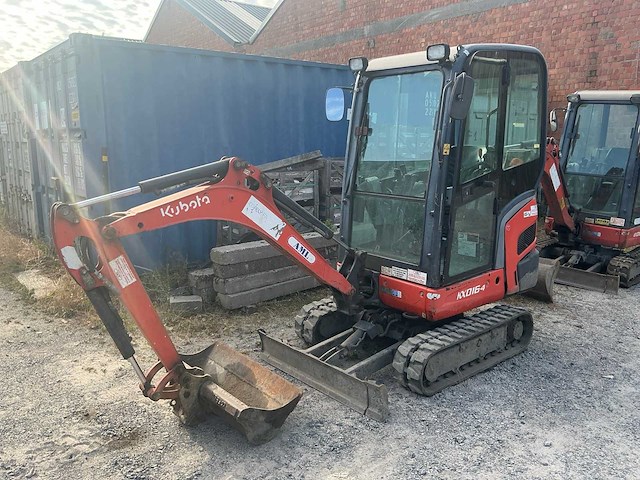 2015 kubota kx016-4 minigraafmachine - afbeelding 1 van  15