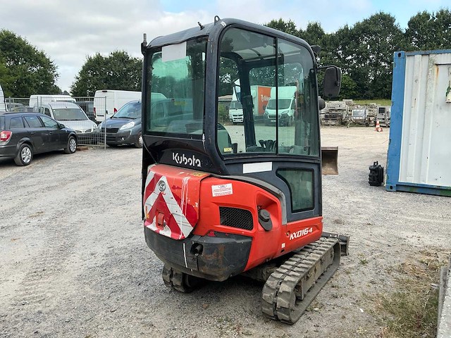 2015 kubota kx016-4 minigraafmachine - afbeelding 11 van  15
