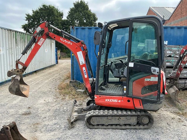 2015 kubota kx016-4 minigraafmachine - afbeelding 13 van  15
