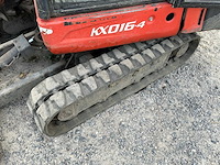 2015 kubota kx016-4 minigraafmachine - afbeelding 14 van  15