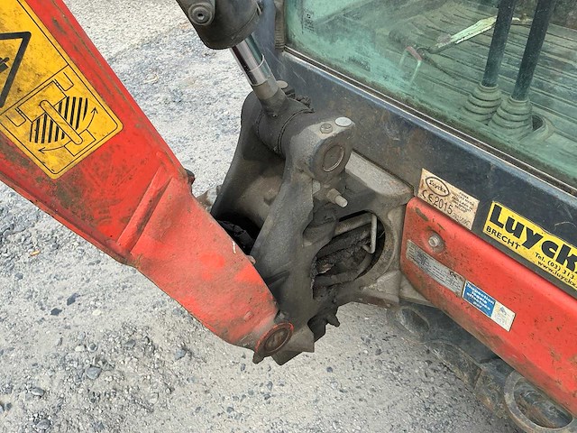 2015 kubota kx016-4 minigraafmachine - afbeelding 2 van  25