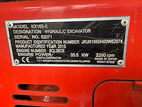 2015 kubota kx165 rupsgraafmachine - afbeelding 8 van  22