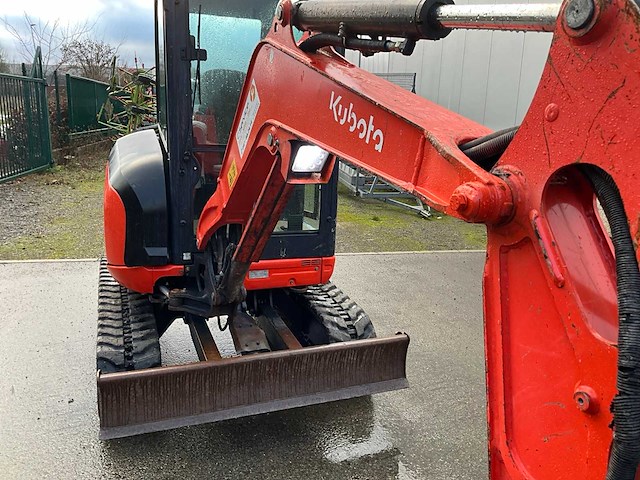 2015 kubota u27-4 minigraafmachine - afbeelding 10 van  26