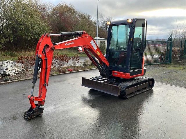 2015 kubota u27-4 minigraafmachine - afbeelding 1 van  26